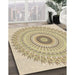 Patterned Khaki Gold Rug in Family Room, pat1938brn