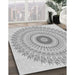 Patterned Gunmetal Gray Rug in Family Room, pat1938gry