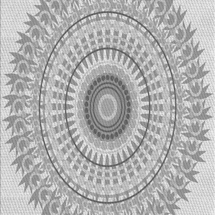 Patterned Gunmetal Gray Rug, pat1938gry
