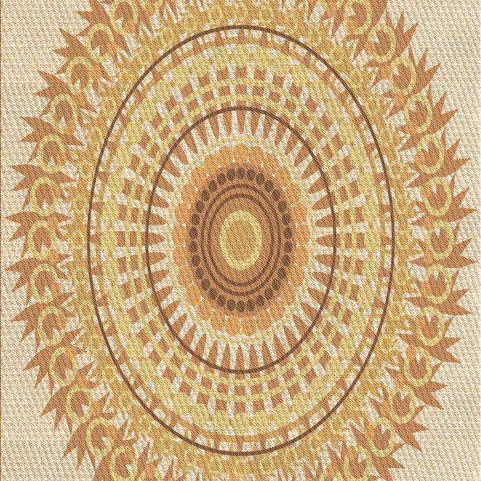 Patterned Orange Rug, pat1938org