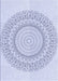 Patterned Lavender Blue Rug, pat1939blu