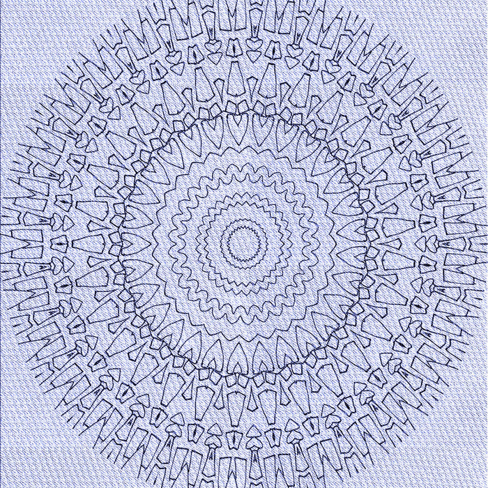 Patterned Lavender Blue Rug, pat1939blu