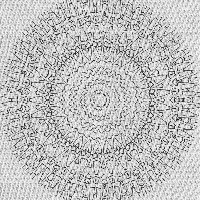 Patterned Platinum Gray Rug, pat1939gry