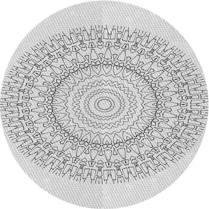 Square Machine Washable Transitional Platinum Gray Rug in a Living Room, wshpat1939gry