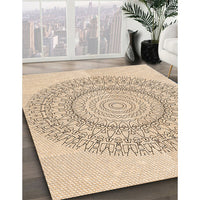 Patterned Peru Brown Rug, pat1939org