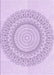 Patterned Lilac Purple Rug, pat1939pur