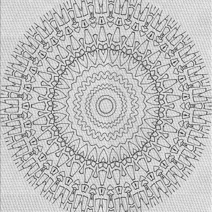 Machine Washable Transitional White Smoke Rug, wshpat1939