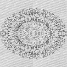 Sideview of Machine Washable Transitional White Smoke Rug, wshpat1939