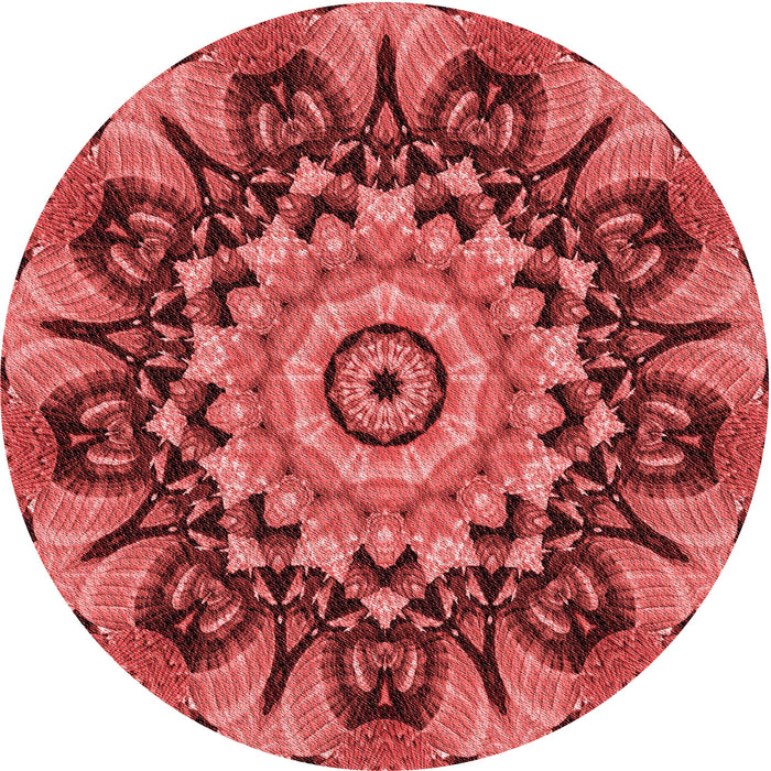 Square Machine Washable Transitional Red Rug in a Living Room, wshpat194rd