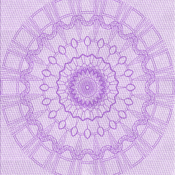 Patterned Violet Purple Rug, pat1940pur