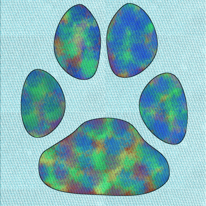 Patterned Light Aquamarine Green Rug, pat1941lblu