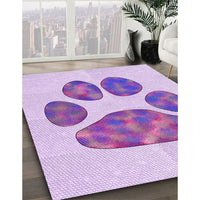 Patterned Purple Rug, pat1941pur