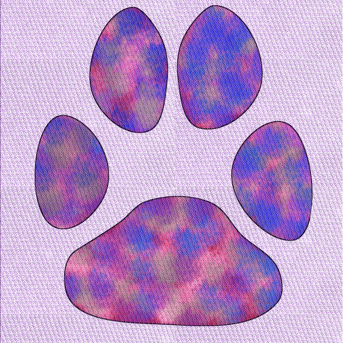 Patterned Purple Rug, pat1941pur