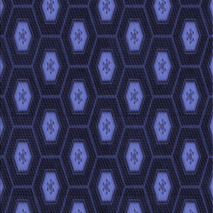 Patterned Night Blue Rug, pat1942blu