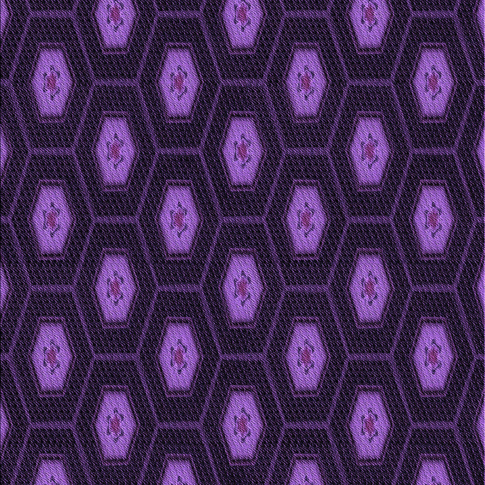 Machine Washable Transitional Deep Purple Rug, wshpat1942pur