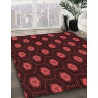 Patterned Red Rug, pat1942rd