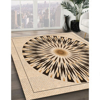 Patterned Golden Blonde Gold Rug, pat1943org