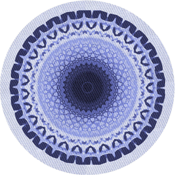 Square Patterned Blue Rug, pat1944blu