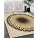 Machine Washable Transitional Khaki Gold Rug in a Family Room, wshpat1944brn