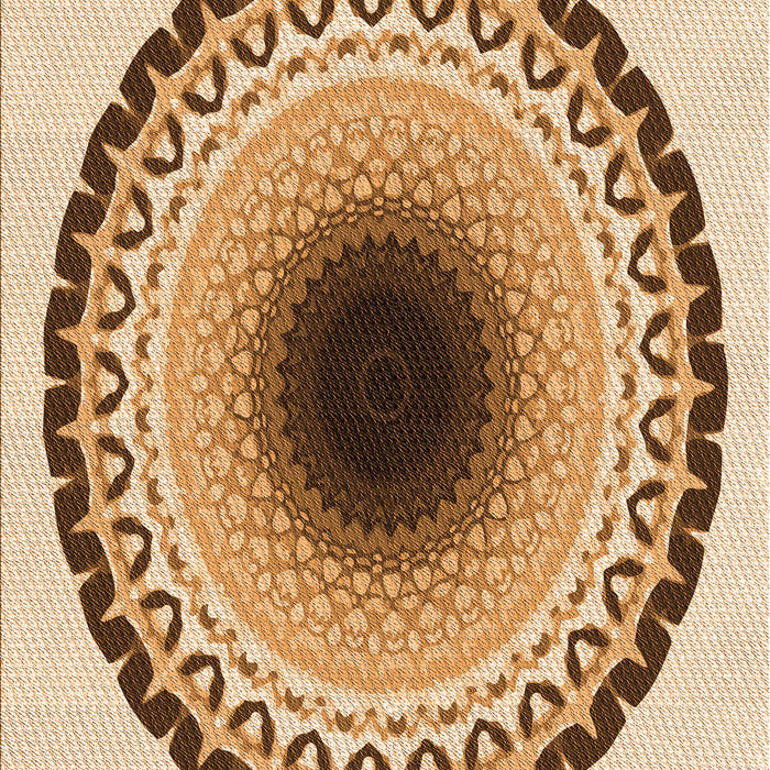 Patterned Brown Gold Rug, pat1944org