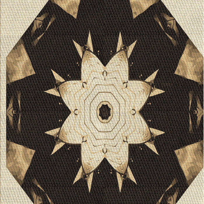 Machine Washable Transitional Midnight Gray Rug, wshpat1945brn