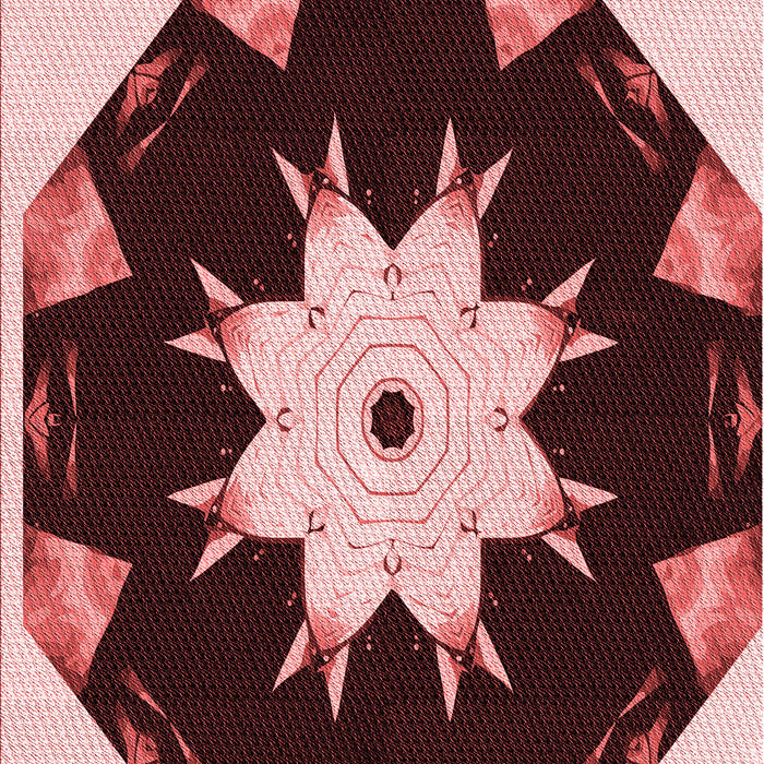 Machine Washable Transitional Pastel Pink Rug, wshpat1945rd