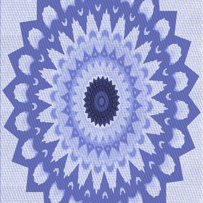 Patterned Blue Rug, pat1946blu