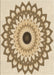 Patterned Khaki Gold Rug, pat1946brn
