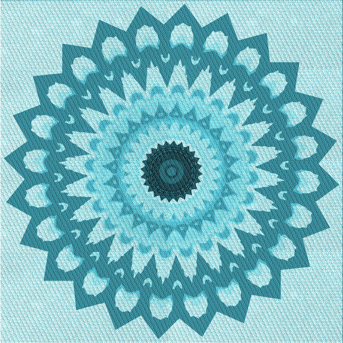 Round Machine Washable Transitional Dark Turquoise Green Rug, wshpat1946lblu