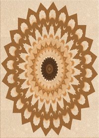 Machine Washable Transitional Pastel Orange Rug, wshpat1946org