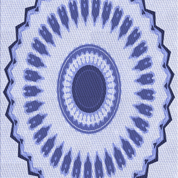 Patterned Blue Rug, pat1947blu