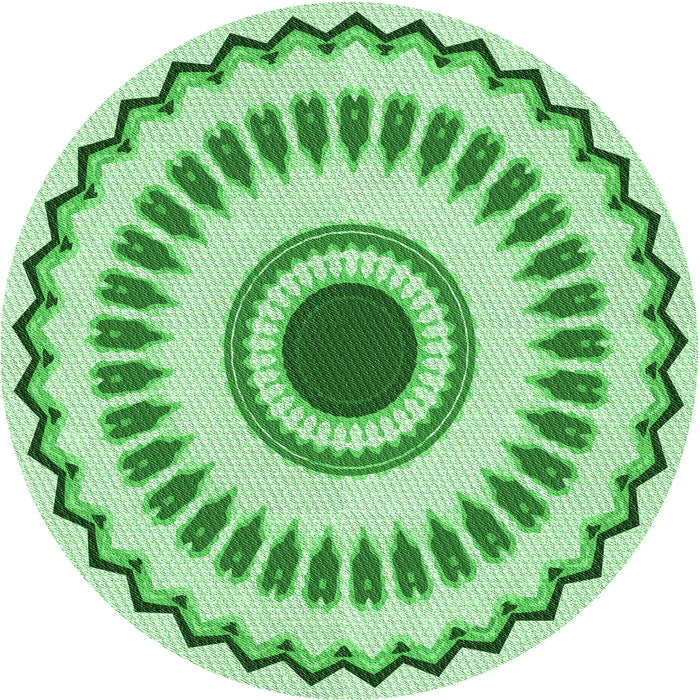 Square Patterned Green Rug, pat1947grn