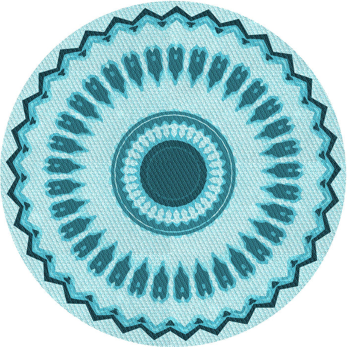 Square Machine Washable Transitional Blue Rug in a Living Room, wshpat1947lblu