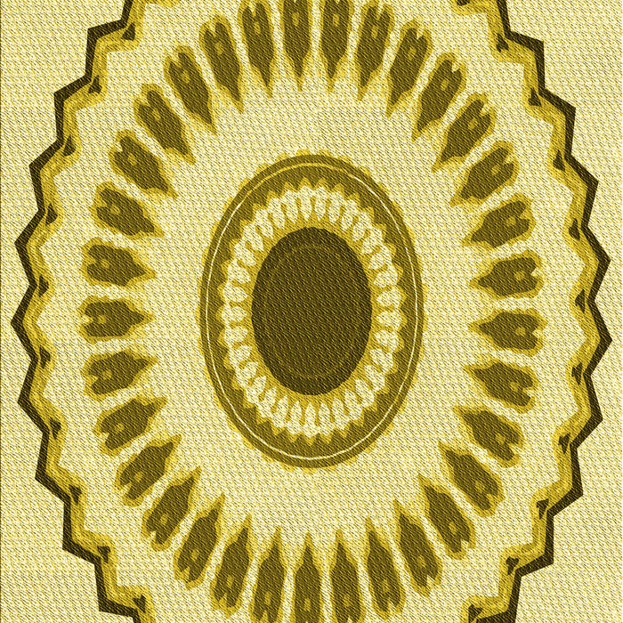 Machine Washable Transitional Dark Golden Brown Rug, wshpat1947yw