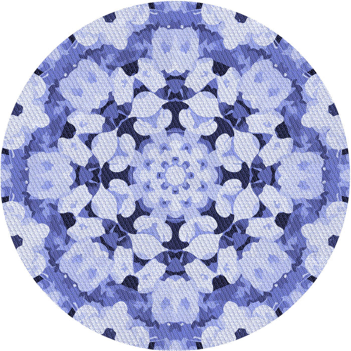 Square Patterned Blue Rug, pat1948blu