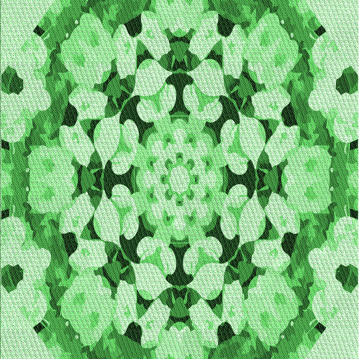 Patterned Jade Green Rug, pat1948grn