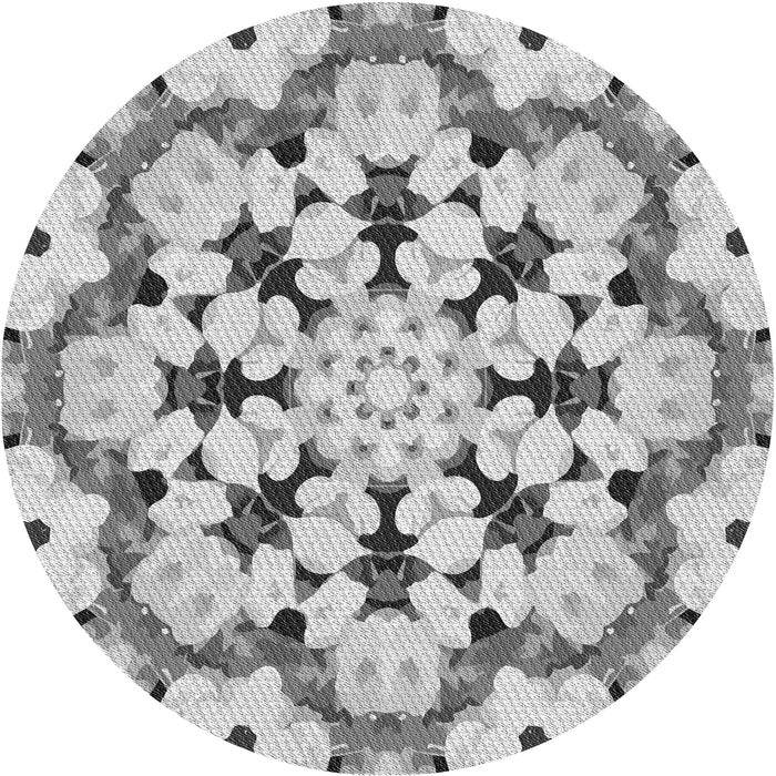 Square Machine Washable Transitional Platinum Gray Rug in a Living Room, wshpat1948gry