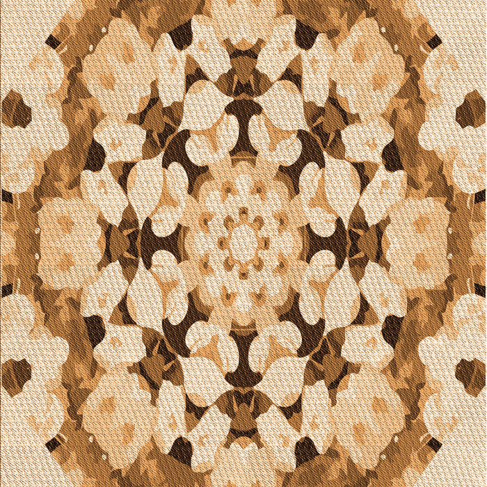 Patterned Pastel Orange Rug, pat1948org