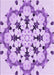 Patterned Blossom Pink Rug, pat1948pur