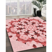 Patterned Red Rug, pat1948rd