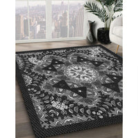 Patterned Gray Rug, pat1949gry