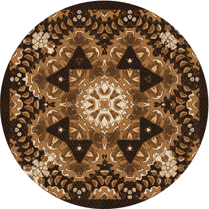 Square Machine Washable Transitional Black Brown Rug in a Living Room, wshpat1949org