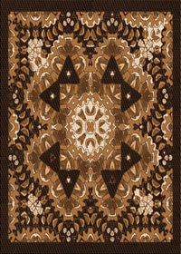 Machine Washable Transitional Black Brown Rug, wshpat1949org