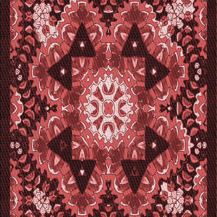 Machine Washable Transitional Maroon Red Rug, wshpat1949rd