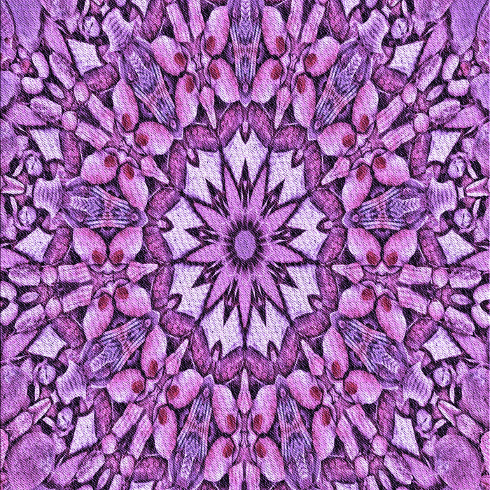 Machine Washable Transitional Dark Magenta Purple Rug, wshpat195pur