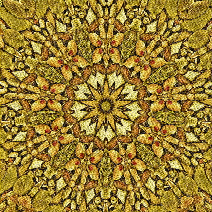 Round Machine Washable Transitional Dark Bronze Brown Rug, wshpat195yw