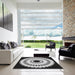 Square Machine Washable Transitional Charcoal Black Rug in a Living Room, wshpat1950