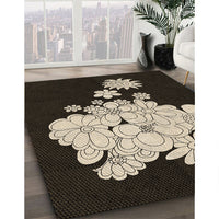 Patterned Camel Brown Rug, pat1952brn