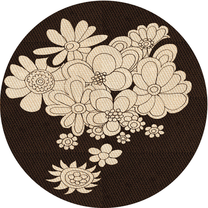 Square Machine Washable Transitional Light Copper Gold Rug in a Living Room, wshpat1952org