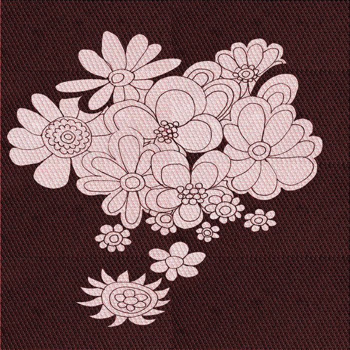 Round Machine Washable Transitional Chocolate Brown Rug, wshpat1952rd